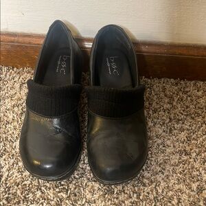 b.o.c. Black Slip-On Mules